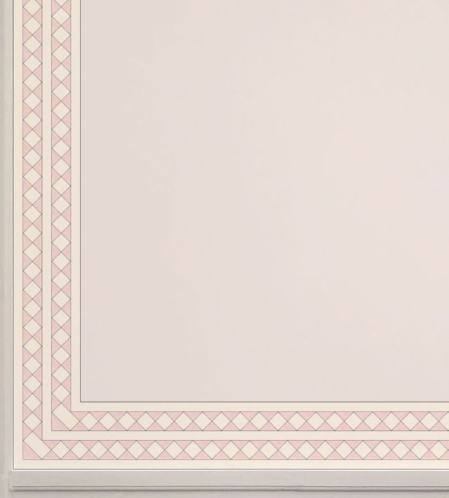 Harlequin Border Wallpaper by Ottoline Pink