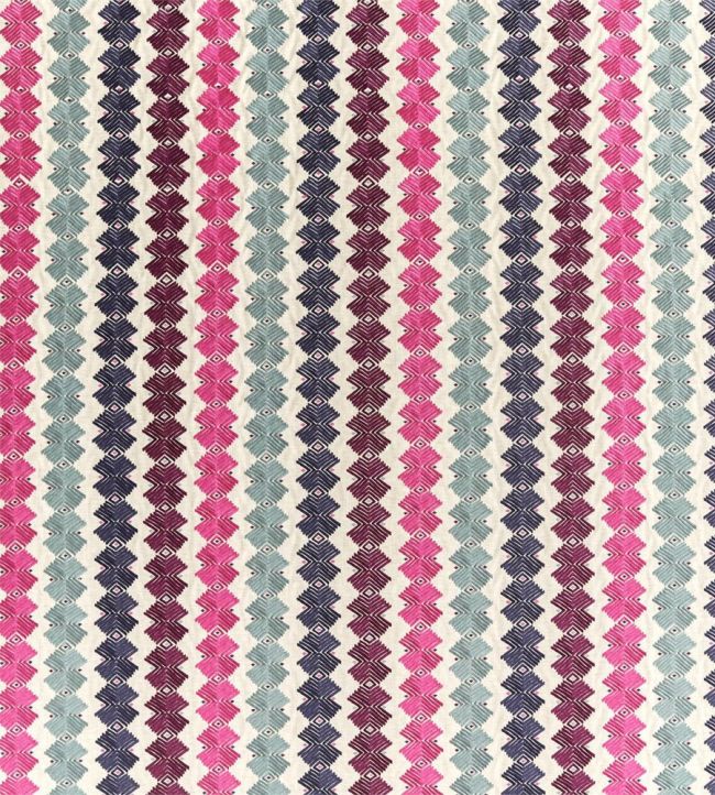 Kalimba Fabric by Harlequin Seaglass/Cerise/Indigo