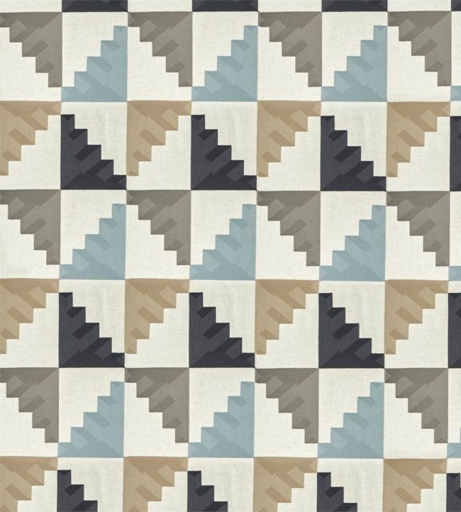 Mehari Fabric by Harlequin Sky/Maize/Charcoal