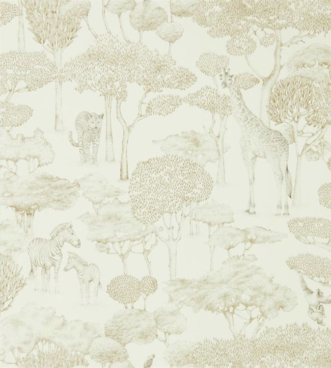 Shamwari Wallpaper by Harlequin Chalk/Gold