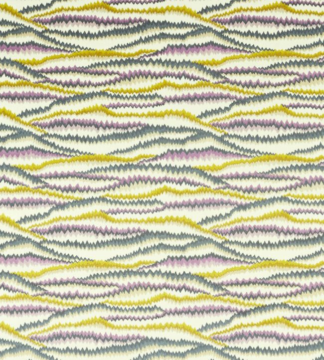 Tremolo Fabric by Harlequin Aubergeine/Chartreuse