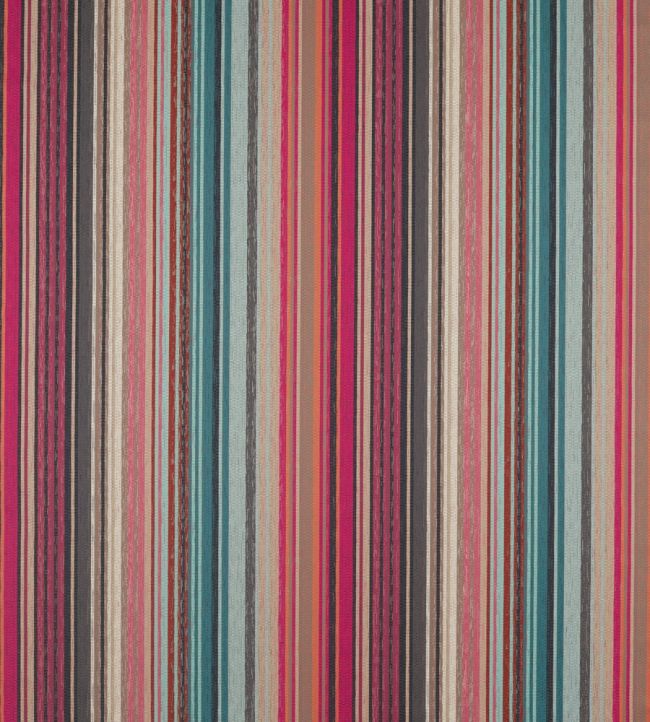 Spectro Stripe Fabric by Harlequin Cerise / Marine / Coral