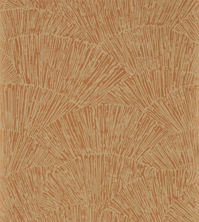 Tessen Wallpaper by Harlequin Copper