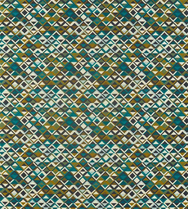 Boka Fabric by Harlequin Charcoal/Marine/Zest