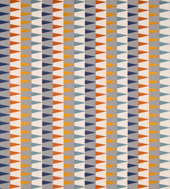 Azul Fabric by Harlequin Rust/Navy/Nordic