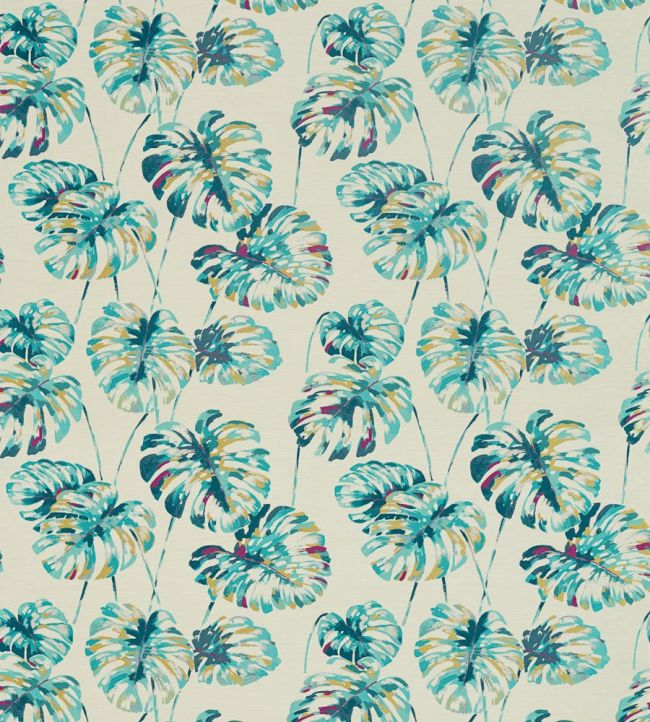 Kelapa Fabric by Harlequin Lagoon/Cerise