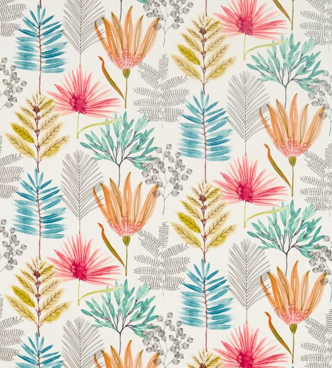 Yasuni Fabric by Harlequin Paprika/Kiwi