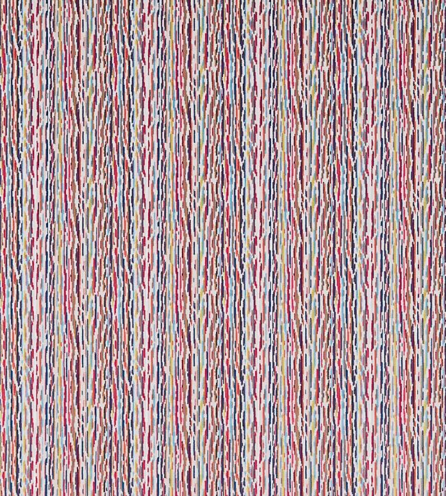 Nuru Fabric by Harlequin Contract Cinnamon/Indigo/Ivory