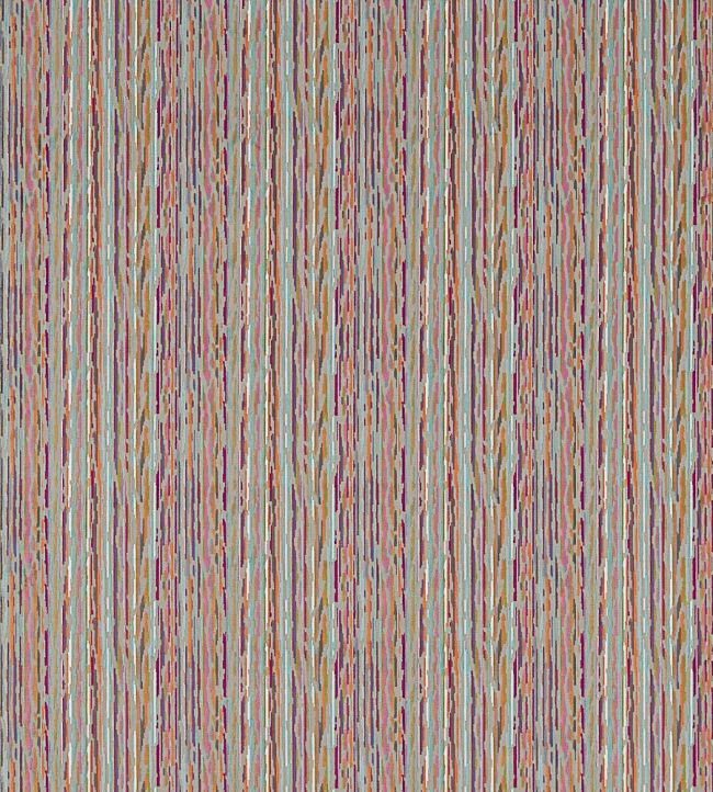 Nuru Fabric by Harlequin Contract Fuchsia/Teal/Mink
