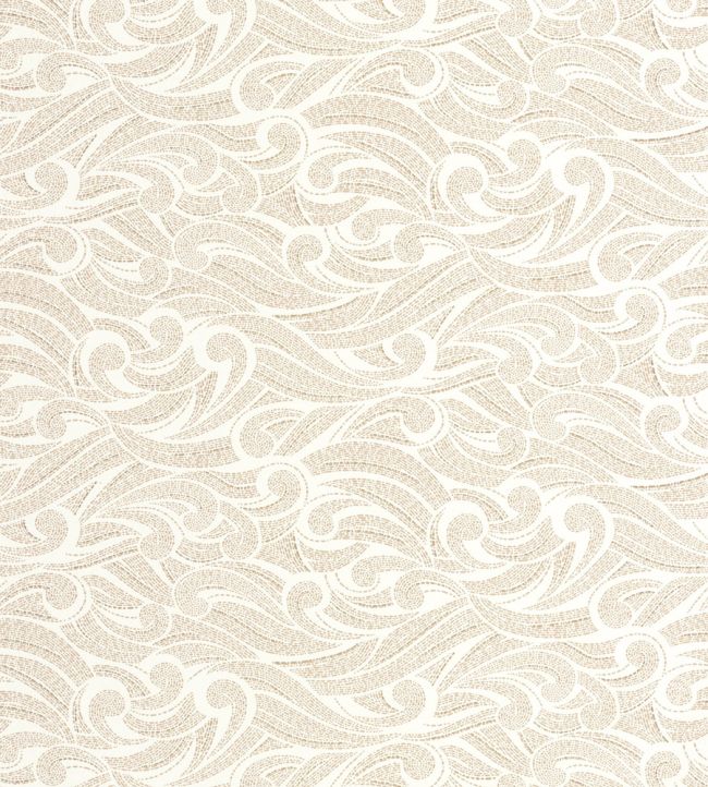 Harmony Wallpaper by Caselio Blanc Or