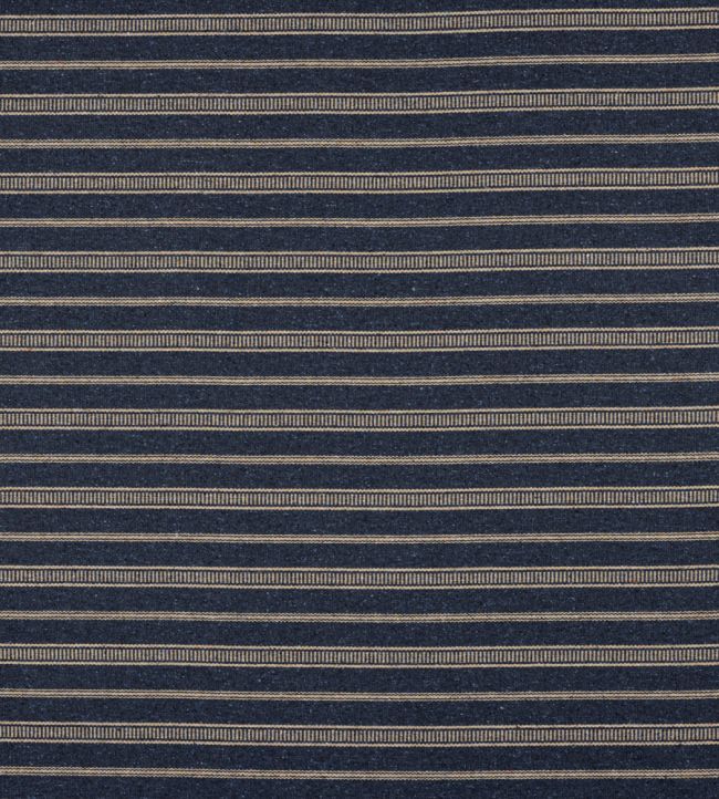 Harris Stripe Fabric by Jane Churchill Navy