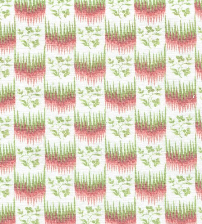 Harting Fabric by Titley and Marr Pink & Green