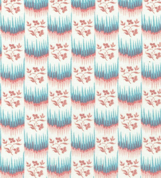 Harting Fabric by Titley and Marr Rose & Aqua