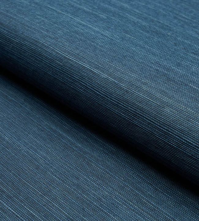 Haruki Sisal Wallpaper by Schumacher Indigo