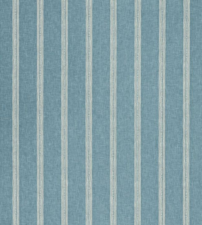 Harvest Stripe Fabric by Scion Cornflower