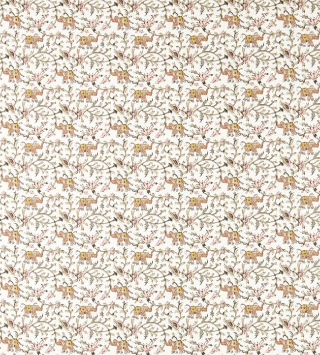 Hathi Fabric by Clarke & Clarke Natural