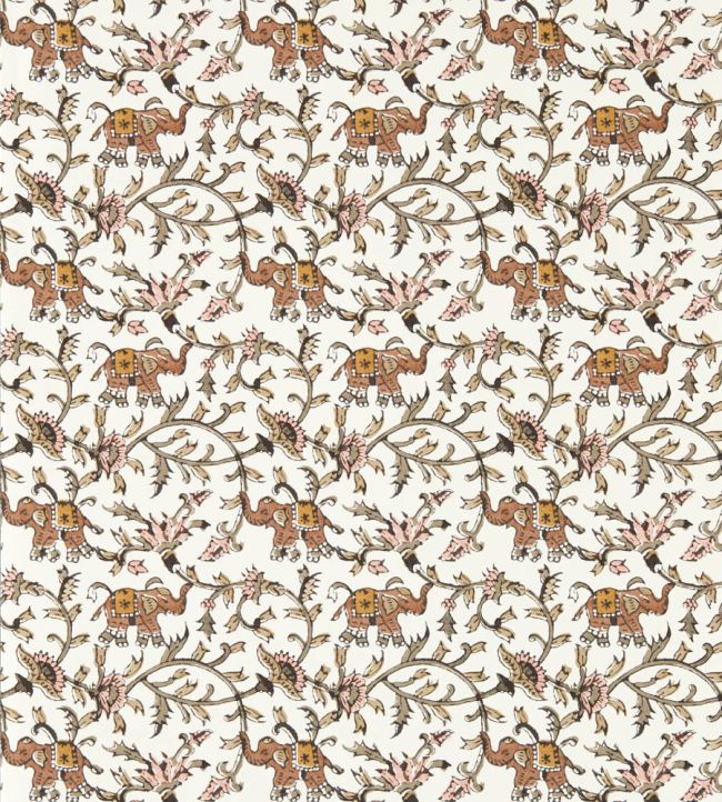 Hathi Wallpaper by Clarke & Clarke Natural
