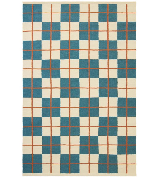 Chhatwal & Jonsson Haveli rug Heaven Blue/Light Khaki/Rust DH392250-25 Heaven Blue/Light Khaki/Rust