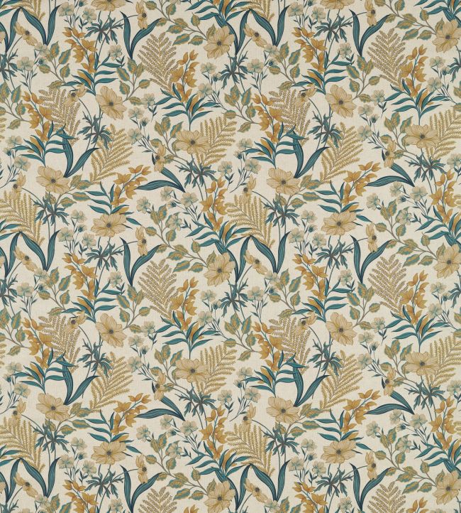 Hazelbury Linen Fabric by Studio G Ochre