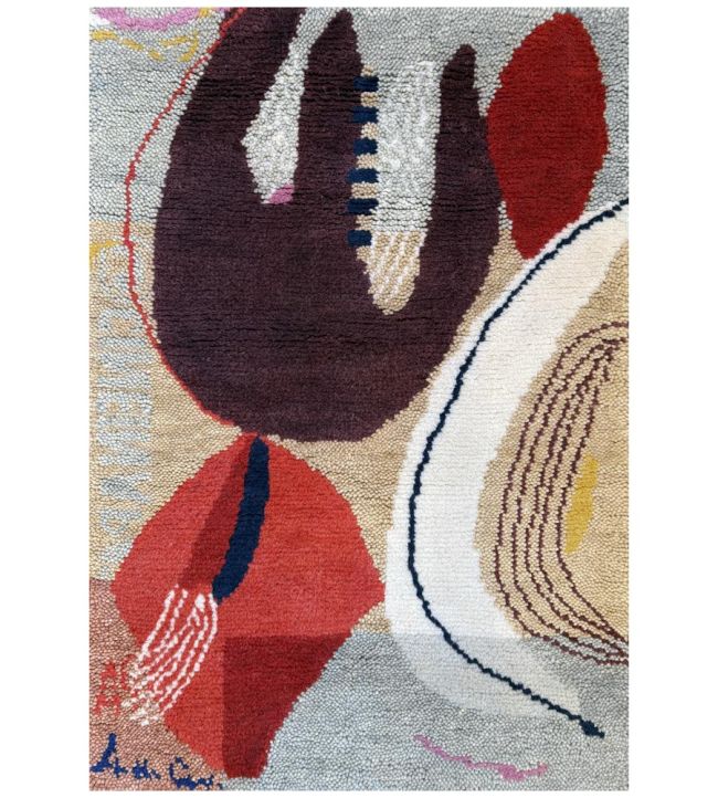 Layered Heather Chontos Collage rug Multi HECHCO180270 Multi