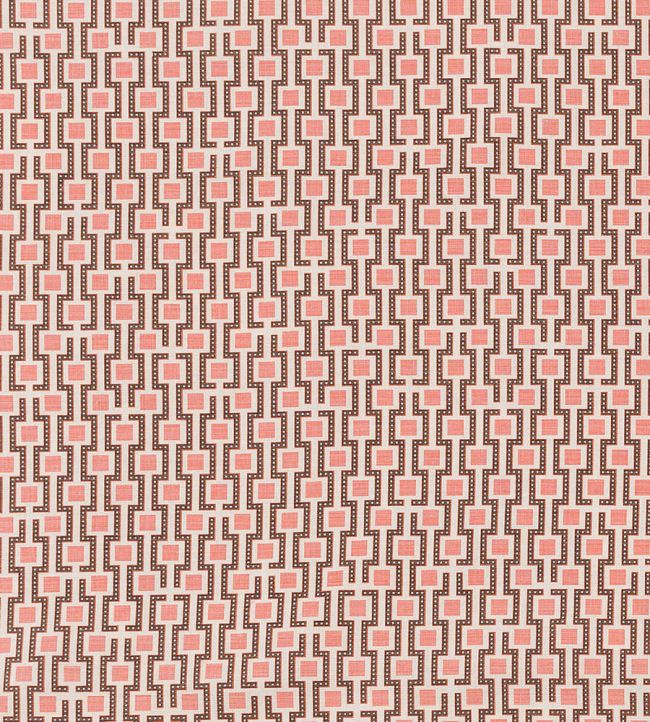 Hector Fabric by Vanderhurd Pomegranate/Natural