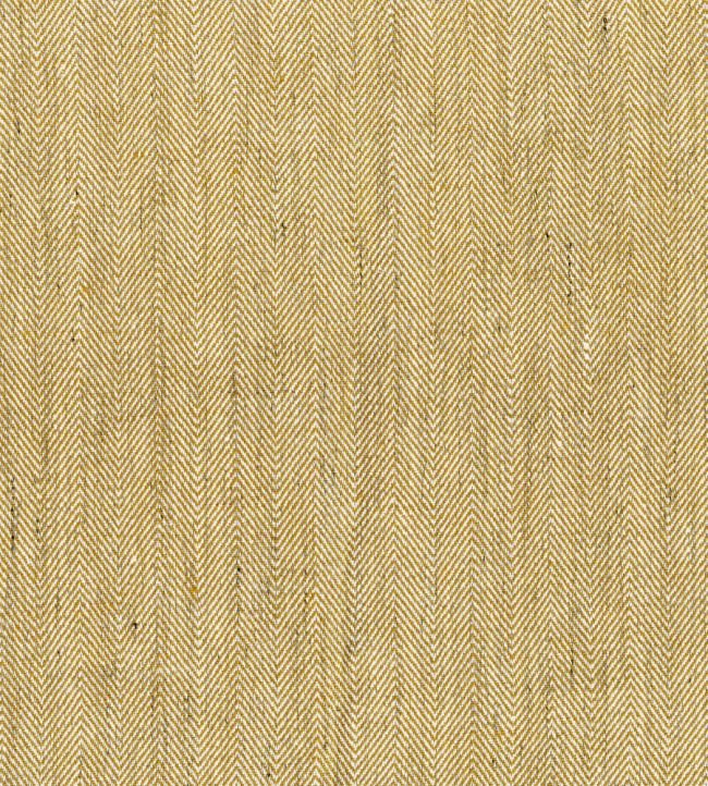 Hedgerow Herringbone Fabric by Ian Mankin Chanterelle
