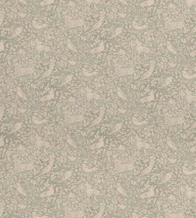 Hedgerow Fabric by Mulberry Home Aqua