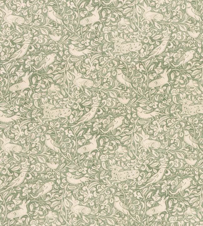 Hedgerow Fabric by Mulberry Home Emerald