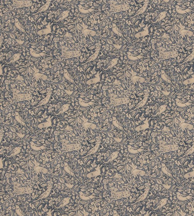 Hedgerow Fabric by Mulberry Home Indigo