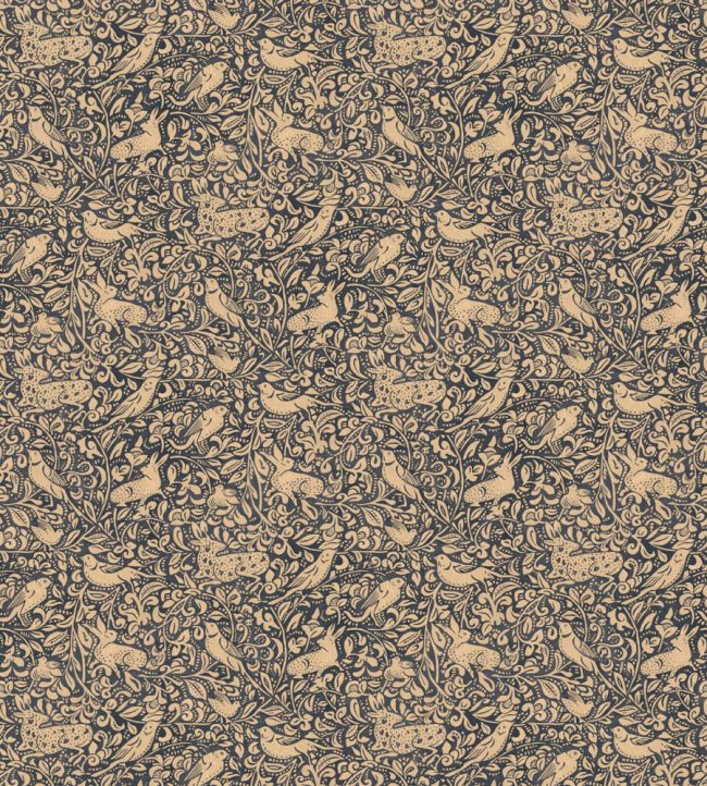 Hedgerow Wallpaper by Mulberry Home Indigo
