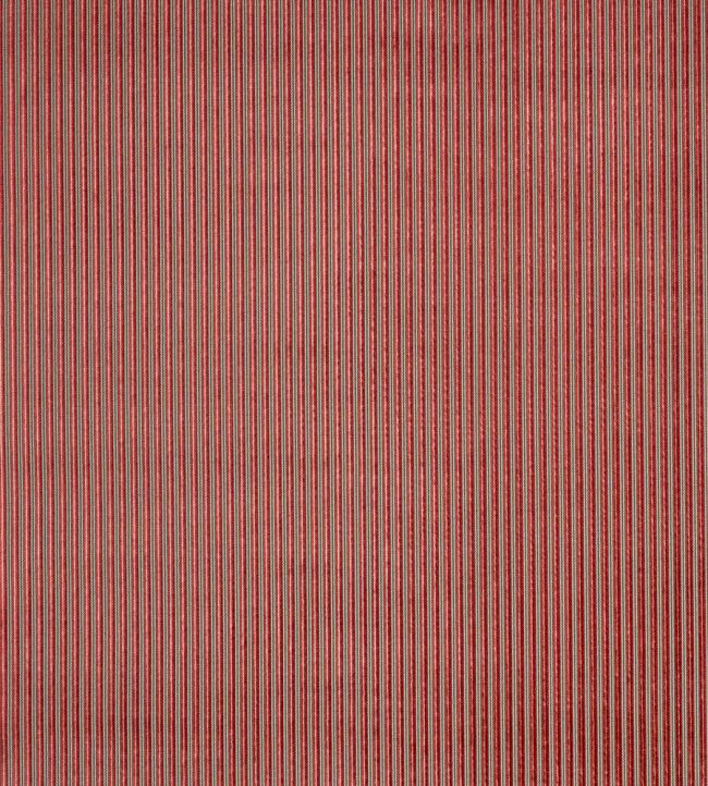 Helia Stripe Fabric by Jane Churchill Red