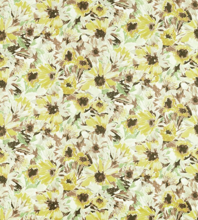 Helianthus Fabric by Harlequin Sunflower / Grass / Awakening