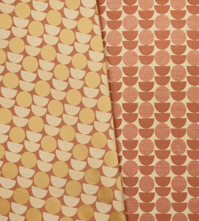 Helios Fabric by Casal Orange Brulee