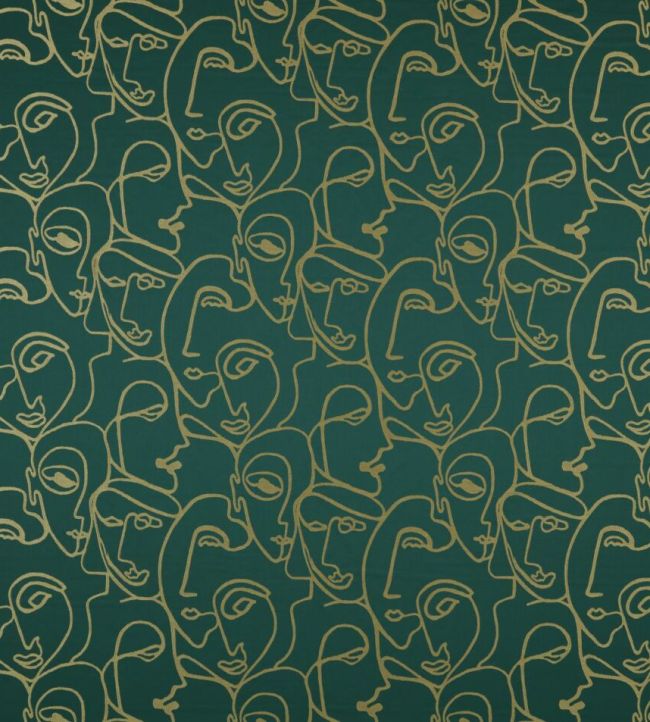 Henri Fabric by Ashley Wilde Emerald