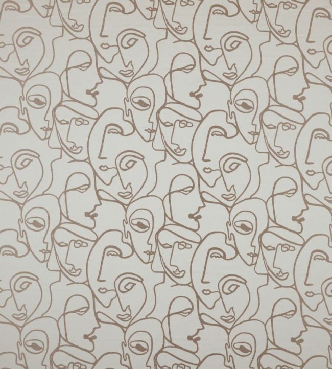 Henri Fabric by Ashley Wilde Latte