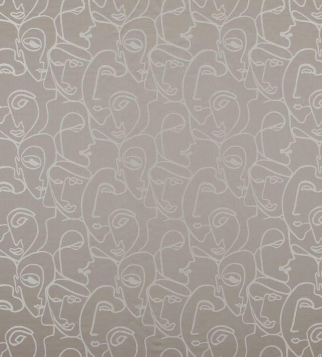 Henri Fabric by Ashley Wilde Silver