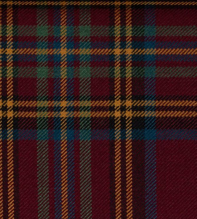 Hepburn Mtd Fabric by The Isle Mill Red