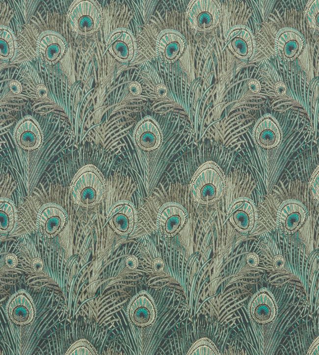 Hera Feather in Ladbroke Linen Fabric by Liberty Jade