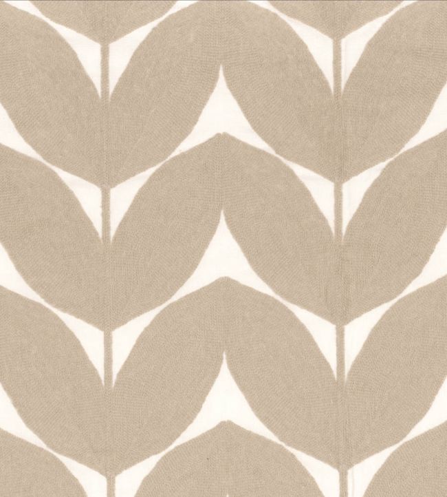 Herbes Folles Fabric by Casamance Beige