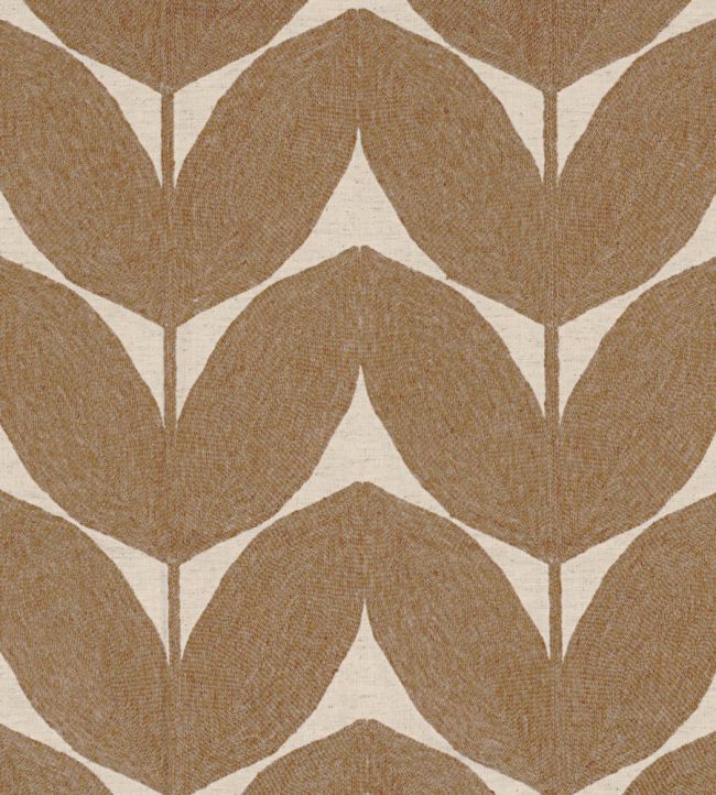 Herbes Folles Fabric by Casamance Tabac