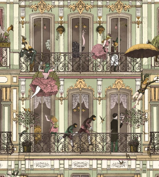 Heritage House Wallpaper by Brand McKenzie Pear Drop