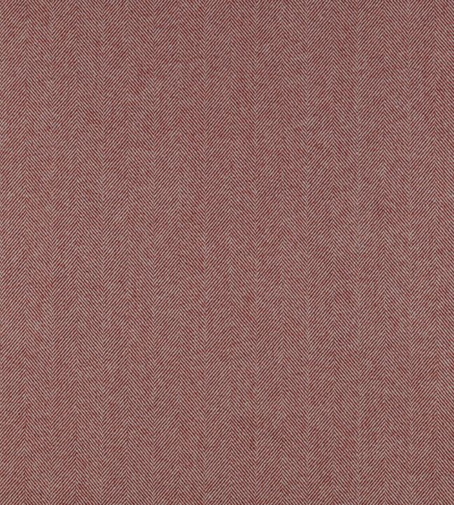 Herringbone Fabric by The Isle Mill Cherry