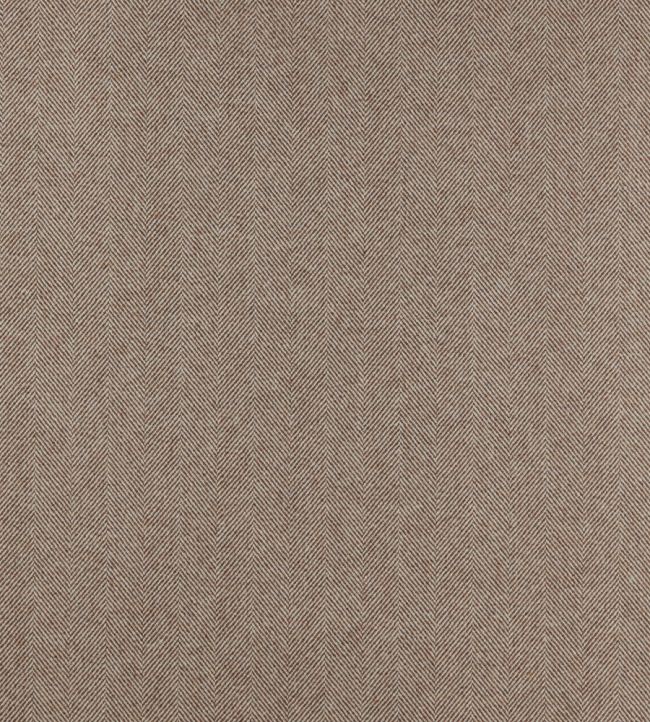 Herringbone Fabric by The Isle Mill Chestnut