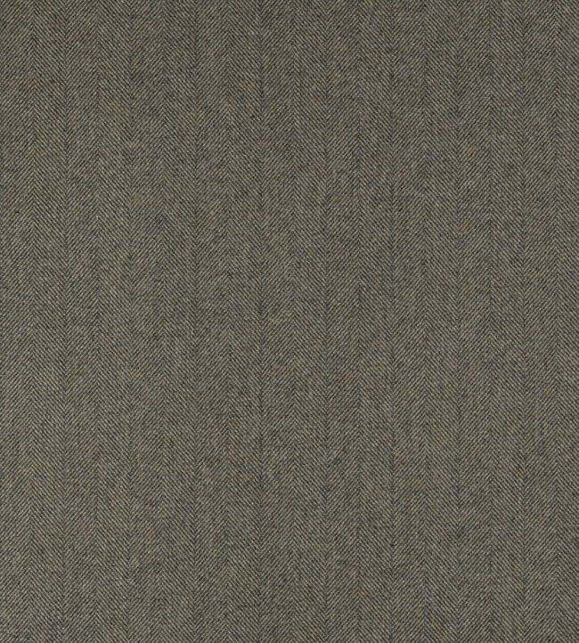 Herringbone Fabric by The Isle Mill Flintstone