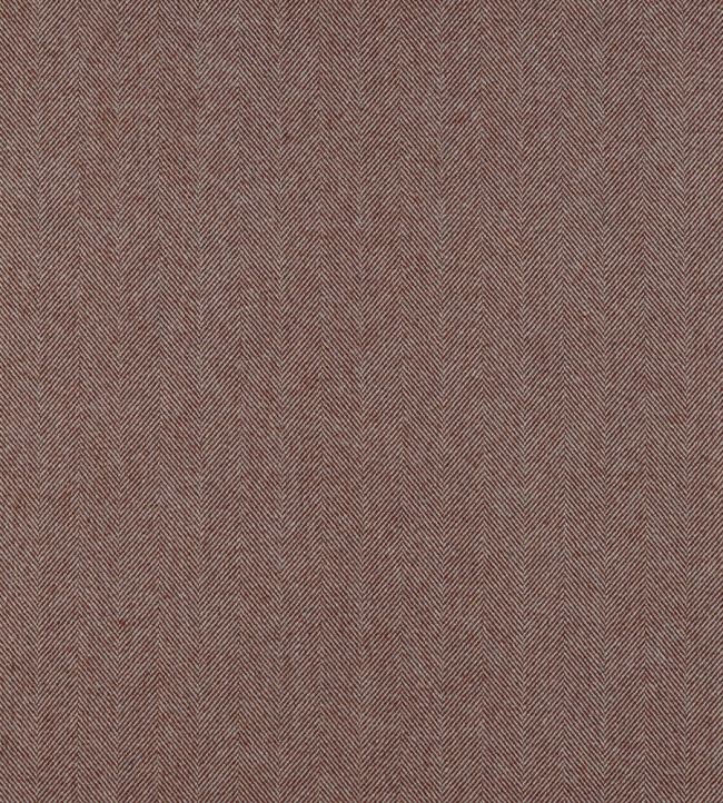 Herringbone Fabric by The Isle Mill Russett