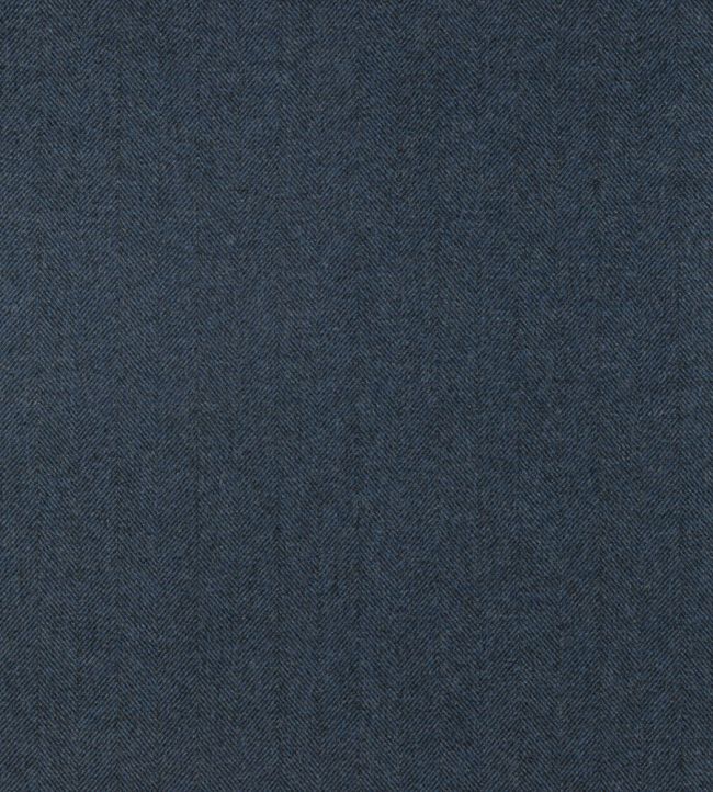 Herringbone Fabric by The Isle Mill Sapphire