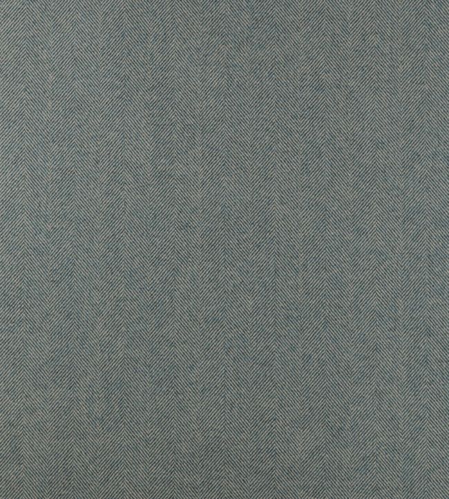 Herringbone Fabric by The Isle Mill Sea Holly