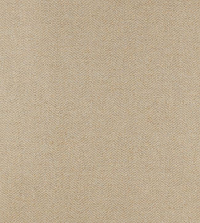 Herringbone Fabric by The Isle Mill Tawny
