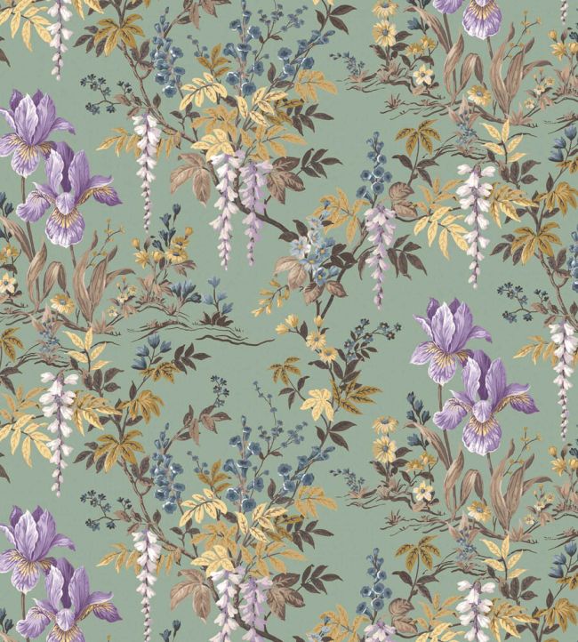 Hestia Wallpaper by Woodchip & Magnolia Garlic Green