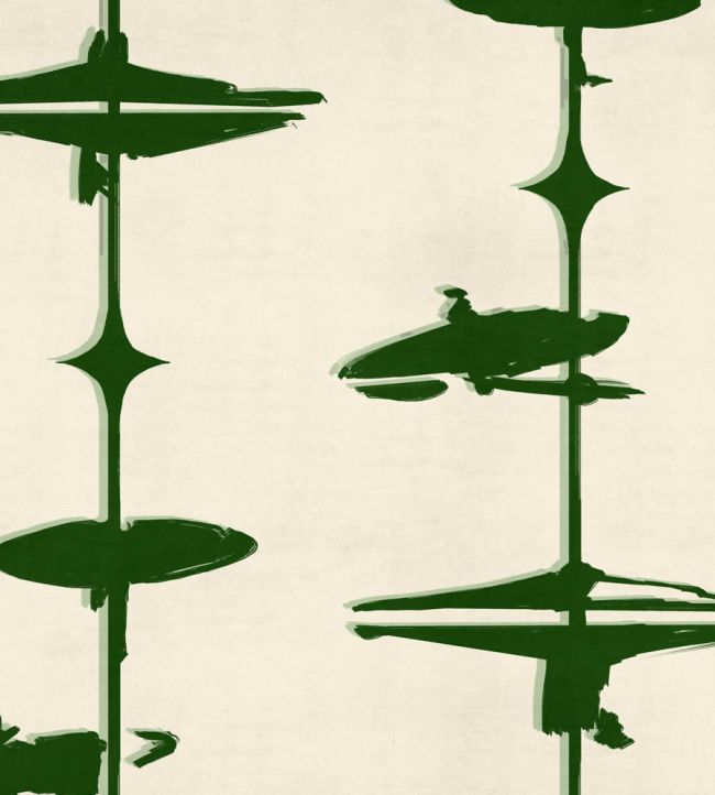 Hi Hats Wallpaper by MINDTHEGAP Green